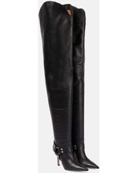 Paris Texas - June Leather Over-the-knee Boots - Lyst