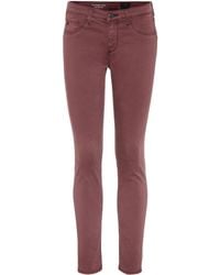 AG Jeans Skinny Jeans The Legging Ankle - Rot