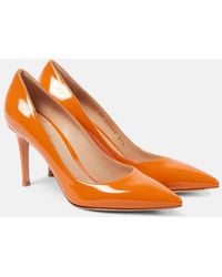 Gianvito Rossi - Ladies 85 Mm Leather Pumps, Brand Size 37.5 Us - Lyst