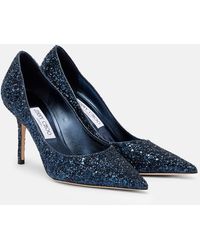 Jimmy Choo - Love 85 Glitter Pumps - Lyst