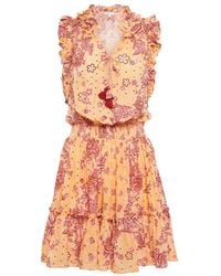 Poupette - Triny Printed Minidress - Lyst