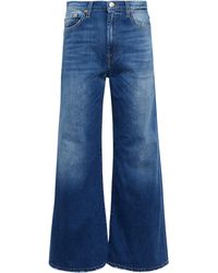 7 For All Mankind Denim Cropped Jeans in Schwarz Damen Bekleidung Jeans Capri-Jeans und cropped Jeans 