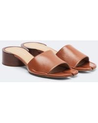 Maison Margiela - Tabi Leather Mules - Lyst