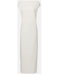 KHAITE - Ayame Open-Back Cotton Maxi Dress - Lyst