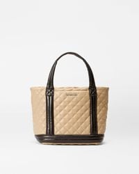 MZ Wallace - Camel & Black Small Empire Tote - Lyst