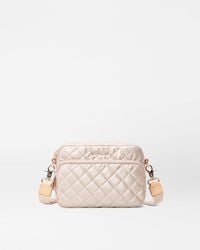 MZ Wallace - Pale Rose Gold Metallic Small Metro Camera Bag - Lyst