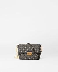 MZ Wallace - True Charcoal Denim Small Crosby Lock Crossbody - Lyst