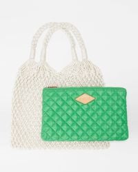 MZ Wallace - Off White/grass Reef Knot Market Tote - Lyst
