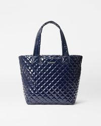 MZ Wallace - Navy Lacquer Medium Metro Tote Deluxe - Lyst
