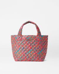MZ Wallace - Poppy Print Small Metro Tote Deluxe - Lyst