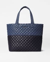 MZ Wallace - Black/navy Large Metro Tote Deluxe - Lyst