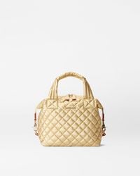MZ Wallace - Light Gold Pearl Metallic Small Sutton Deluxe - Lyst