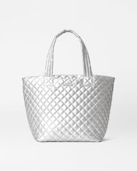 MZ Wallace - Matte Silver Medium Metro Tote Deluxe - Lyst