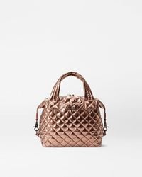 MZ Wallace - Copper Metallic Lacquer Small Sutton Deluxe - Lyst