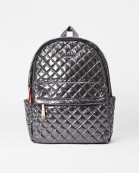 MZ Wallace - Anthracite Metallic City Metro Backpack - Lyst