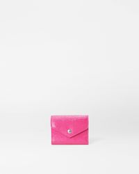 MZ Wallace Bright Fuchsia Mini Katherine Wallet - Pink