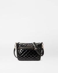 MZ Wallace - Black Lacquer Crosby Ella Crossbody - Lyst