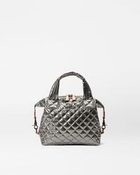 MZ Wallace - Pewter Metallic Small Sutton Deluxe - Lyst