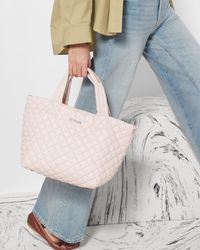 MZ Wallace - Rose Rec Small Metro Tote Deluxe - Lyst