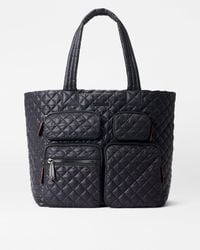 MZ Wallace - Black Large Metro Travel Tote - Lyst