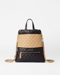 MZ Wallace - Camel & Black Crosby Audrey Backpack - Lyst