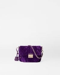 MZ Wallace - Velvet Amethyst Small Crosby Lock Crossbody - Lyst
