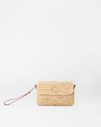 MZ Wallace - Raffia/camel Raffia Convertible Crossbody - Lyst