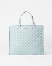 MZ Wallace - Silver Blue Large Box Tote - Lyst