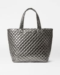 MZ Wallace - Pewter Metallic Large Metro Tote Deluxe - Lyst
