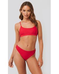 NA-KD Bikinibroek - Rood