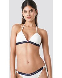 Tommy Hilfiger Cheeky Side Tie Bikini - Wit
