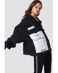 cheap monday oversized denim jacket