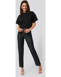 NA-KD Mom Jeans Met Hoge Taille - Blauw