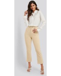 Rut&Circle Broek Met Hoge Taille - Naturel