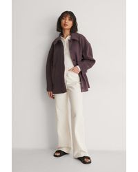 NA-KD Korte Jas - Paars