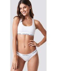 Calvin Klein Thong Modern Cotton - Mehrfarbig