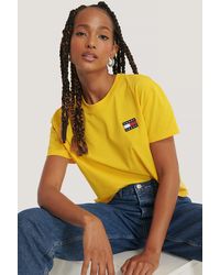 Tommy Hilfiger Tommy Badge T-Shirt - Gelb