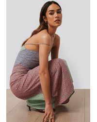 NA-KD Midi-jurk Met Dunne Bandjes - Meerkleurig