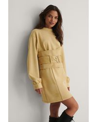 NA-KD Isha Van Dijk x Minikleid - Natur