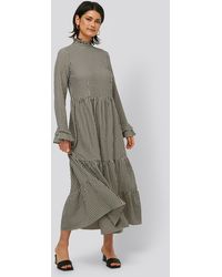 NA-KD Boho Maxikleid - Mehrfarbig