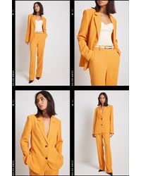 Womens Clothing Jackets Blazers sport coats and suit jackets Circolo 1901 Cotton Suit Jacket in Orange 