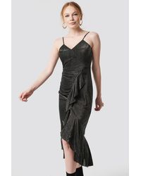 Trendyol Luminous Midi Dress - Grijs