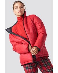 NA-KD Contrast Puffer Jacket - Meerkleurig