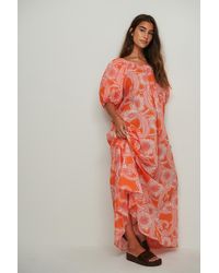Mango Dress Anita - Oranje