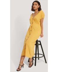 NA-KD Jurk - Geel