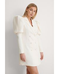 NA-KD Blazerjurk - Naturel