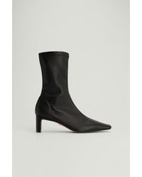 NA-KD Black Fitted Ankle Boots