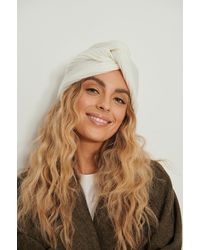 NA-KD Offwhite Knotted Turban Beanie - Multicolor