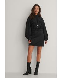 NA-KD Isha Van Dijk x Minikleid - Schwarz