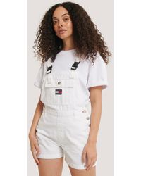 tommy hilfiger white overalls